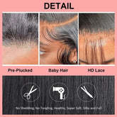 Bone Straight 13x4 Lace Frontal Bob Wig in Glueless Brazilian Hair - Himpall